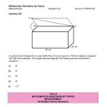 MQBT10 - Measurement - 50 Multiple Choice Questions