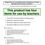 MQBT10 - Measurement - 50 Multiple Choice Questions