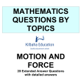 MQBT11 - Motion and Force - 20 Extended Answer Questions