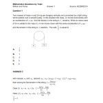 MQBT11 - Motion and Force - 50 Multiple Choice Questions