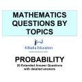 MQBT12 - Probability - 20 Extended Answer Questions