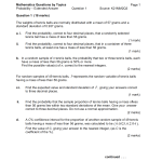 MQBT12 - Probability - 20 Extended Answer Questions