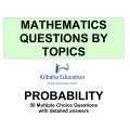 MQBT12 - Probability - 50 Multiple Choice Questions