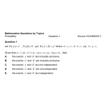 MQBT12 - Probability - 50 Multiple Choice Questions