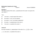 MQBT13 - Vectors - 50 Multiple Choice Questions