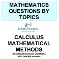 MQBT1 - Calculus Maths Methods - 20 Extended Answer Questions