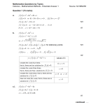 MQBT1 - Calculus Maths Methods - 20 Extended Answer Questions