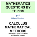 MQBT1 - Calculus Maths Methods - 50 Multiple Choice Questions