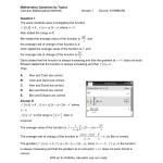 MQBT1 - Calculus Maths Methods - 50 Multiple Choice Questions