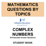 MQBT2 - Complex Numbers - 20 Extended Answer Questions