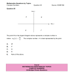 MQBT2 - Complex Numbers - 50 Multiple Choice Questions