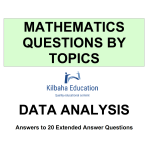 MQBT3 - Data Analysis - 20 Extended Answer Questions