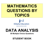 MQBT3 - Data Analysis - 50 Multiple Choice Questions