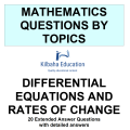 MQBT4 - Differential Equations - 20 Extended Answer Questions