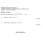 MQBT4 - Differential Equations - 20 Extended Answer Questions