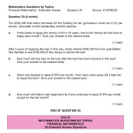 MQBT5 - Financial Mathematics - 20 Extended Answer Questions