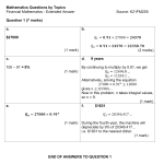 MQBT5 - Financial Mathematics - 20 Extended Answer Questions