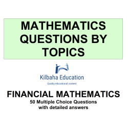 MQBT5 - Financial Mathematics - 50 Multiple Choice Questions