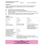 MQBT5 - Financial Mathematics - 50 Multiple Choice Questions