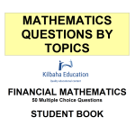 MQBT5 - Financial Mathematics - 50 Multiple Choice Questions