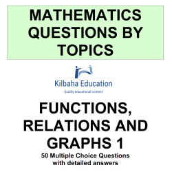 MQBT6 - Functions and Relations 1 - 50 Multiple Choice Questions