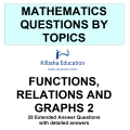 MQBT7 - Functions and Relations 2 - 20 Extended Answer Questions