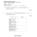 MQBT7 - Functions and Relations 2 - 20 Extended Answer Questions