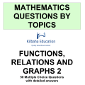 MQBT7 - Functions and Relations 2 - 50 Multiple Choice Questions