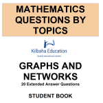 MQBT8 - Graphs and Networks - 20 Extended Answer Questions