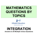 MQBT9 - Integration - 50 Multiple Choice Questions