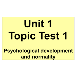 2023-2027 VCE Psychology - Unit 1 - Topic Test 1