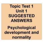 2023-2027 VCE Psychology - Unit 1 - Topic Test 1