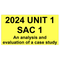 2023-2027 VCE Psychology - Unit 1 - SAC 1