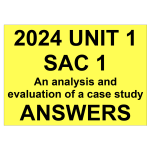 2023-2027 VCE Psychology - Unit 1 - SAC 1