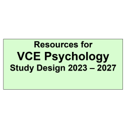 2023-2027 VCE Psychology - Package