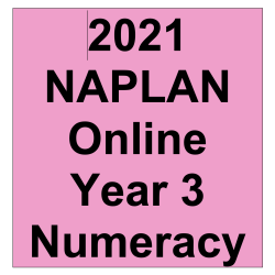 2021 Kilbaha Interactive NAPLAN Trial Test Numeracy Year 3