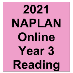 2021 Kilbaha Interactive NAPLAN Trial Test Reading Year 3