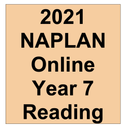 2021 Kilbaha Interactive NAPLAN Trial Test Reading Year 7