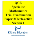 2021 Kilbaha QCE Specialist Mathematics Trial Exam Paper 2