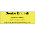 Senior English Unit 2 - Texts and Culture