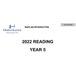 2022 Kilbaha Interactive NAPLAN Trial Test Reading Year 5