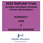 2022 Kilbaha Interactive NAPLAN Trial Test Numeracy Year 9
