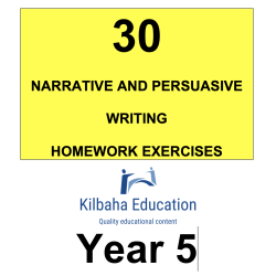 Writing - All Year 5 Homework Exercises