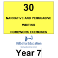 Writing - All Year 7 Homework Exercises