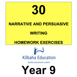Writing - All Year 9 Homework Exercises