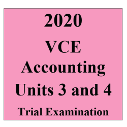 2020 Kilbaha VCE Accounting Units 3 and 4 Trial Examination