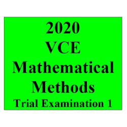 2020 Kilbaha VCE Mathematical Methods Trial Examination 1