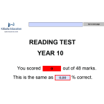 Literacy Tests - Reading Year 10