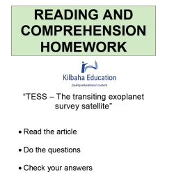 Reading - TESS - exoplanet survey satellite