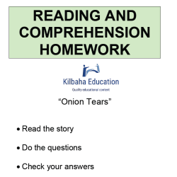 Reading - Onion Tears